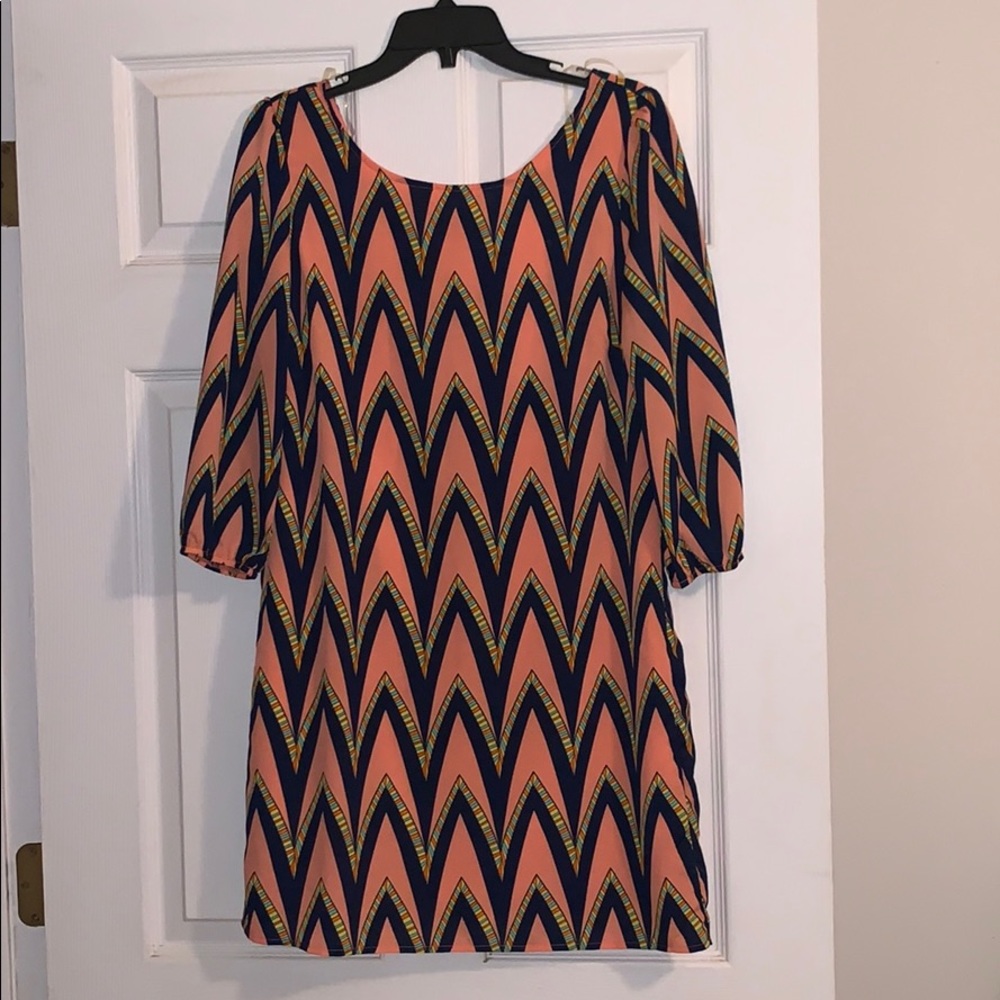 Chevron Mini dress
